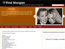 Tablet Screenshot of findmorgan.com